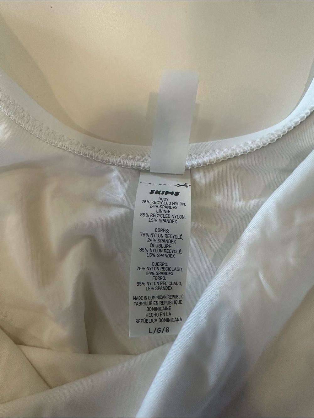 SKIMS Signature Swim Scoop Neck One Piece Large - Picture 5 of 9